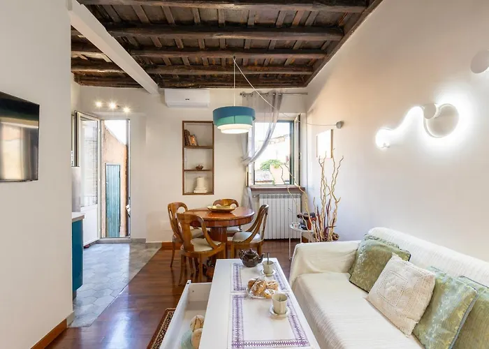 Apartament Trastevere House With Balcony,quiet New