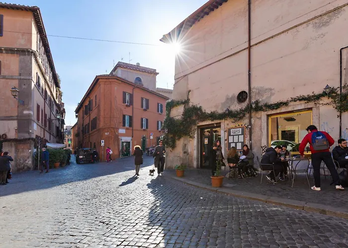 Trastevere House With Balcony,quiet New * Rzym